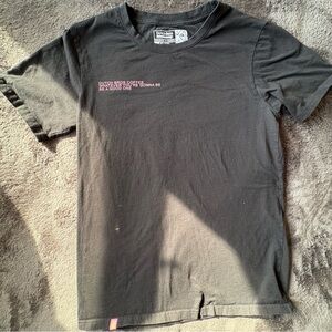 Dutch Bros Black Tee with Pink Lettering